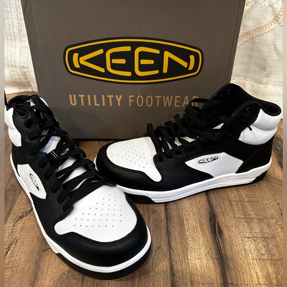 KEEN Utility Men's Overton Mid Height Composite Toe Work Sneakers